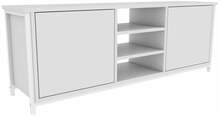 TV-alus Kalune Design Otis, 35.3 x 140 x 50.8 cm, valge