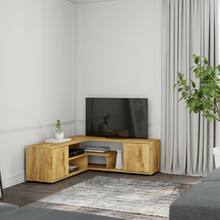 TV-alus Hanah Home Rosa, 120 x 35 x 40 cm, tamm, melamiinkattega puitlaastplaat