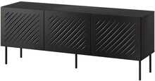 RTV kapp Cama Meble SIENA, 150.5 x 40 x 60 cm, must matt
