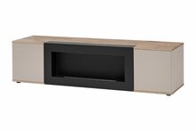 TV-alus ASM Catalina, 160,6 x 45 x 41,7 cm, tamm/valge