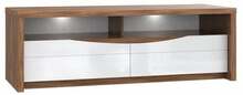 TV-alus Forte Saint Tropez STZT221B, 48.8 x 147.7 x 52.7 cm, tumepruun/valge
