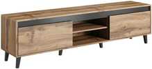 TV-alus Cama Meble Nord II, 170 cm, 38 x 170 x 48 cm, antratsiit/tamm/pruun