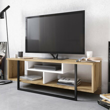 TV laud Kalune Design Asal, 119.4 x 35.2 x 40.2 cm, tamme/must