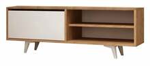 TV-laud Kalune Design Maku, 120 x 35 x 47 cm, tamm/valge