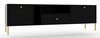 TV-alus ADRK Tili 2D 1S, 40.8 x 180 x 35 cm, must