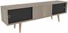 TV-alus Kalune Design Ecrin, 160 x 45 x 34,5 cm, tamm/must
