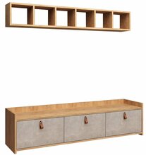 Sektsioon Kalune Design Sleppa, tamm/hall