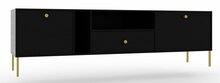TV-alus ADRK Tili 2D 1S, 40.8 x 180 x 35 cm, must