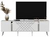 TV-laud Kalune Design Detas, 150 x 35 x 48.2 cm, valge/hõbe