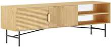 TV-laud Home4you Bassel, 160 x 40 x 50 cm, beež/pruun