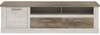 TV laud Forte Duro DURT231L, 52 x 179.2 x 52 cm, valge/pruun