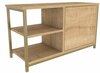 TV-alus Kalune Design Muskegon, 89.6 x 35.3 x 50.8 cm, kuldne/tamm
