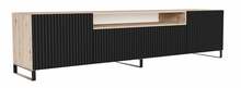 TV-kapp ADRK Furniture Noemi, 200 x 47 x 53 cm, must/pruun