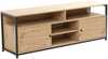 TV-laud Home4You Study, 150 x 40 x 54 cm, tamm/must