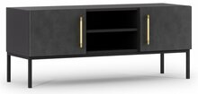 TV-alus Eltap Lanzzi, 120 x 50 x 40 cm, must