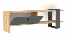 TV-alus Kalune Design Yonca, 120 x 25 x 36.8 cm, antratsiit/tamm
