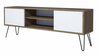 TV-alus Kalune Design Eva, 140 x 30 x 50 cm, valge/pähkel