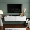 TV-alus Kalune Design Poling, 159.7 x 36.8 x 34.1 cm, valge
