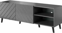 TV-alus Cama Meble Abeto, 150 x 42 x 52 cm, grafiit/bloss