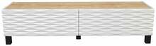 TV-alus Kalune Design Lerze, 149,2 x 35 x 38 cm, tamm/valge