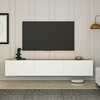 TV-alus Asir Lentyna, 150 x 30 x 32 cm, valge