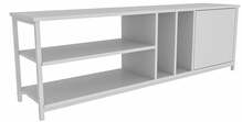 TV-laud Kalune Design Oneida, 140 x 35.3 x 50.8 cm, valge