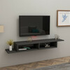 TV-alus Kalune Design Muson, 29.6 x 120 x 18.2 cm, antratsiit