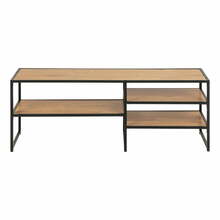 TV-laud Actona Seaford, 120 x 33 x 46 cm, must/tamm