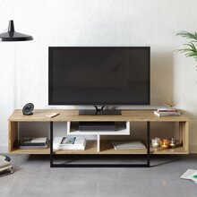TV laud Kalune Design Asal, 149.4 x 35.2 x 40 cm, tamme/must