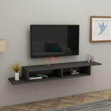 TV-alus Kalune Design Muson, 29.6 x 120 x 18.2 cm, antratsiit
