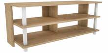 TV-alus Kalune Design Pueblo, 120 x 44,6 x 47,4 cm, tamm/valge
