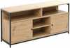 TV-laud Home4You Study, 120 x 40 x 54 cm, tamm/must