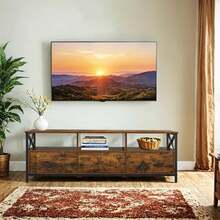 TV-kapp Vasagle, 147 x 40 x 50 cm, pruun, 3 sahtlit