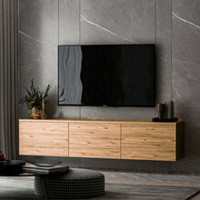TV-alus Kalune Design Neon, 32 x 160 x 35 cm, pruun