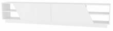 TV-alus Kalune Design Rhodes, 240 x 47.4 x 37.1 cm, valge