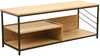 TV laud Home4You Dimitra, 120 x 40 x 45 cm, rustik, must