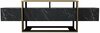 TV-alus Kalune Design Bianco, 160 x 46.1 x 49.8 cm, must/kuldne