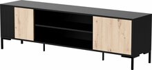 TV-alus Cama Meble Merci, 180 x 40 x 53,5 cm, must/tamm artisan