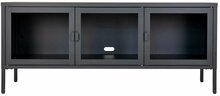 TV-alus House Nordic Brisbane, 130 x 40 x 55 cm, must, metall