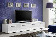 TV laud ASM Duo, 200 x 45 x 35 cm, valge
