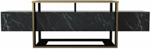 TV-alus Kalune Design Bianco, 160 x 46.1 x 49.8 cm, must/kuldne