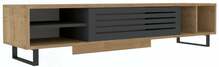 TV-alus Kalune Design Safir, 160 x 40 x 35 cm, antratsiit/pruun