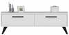 TV-laud Kalune Design Melisa, 120 x 29.6 x 45 cm, valge