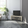 TV-alus nurka Hanah Home, travertiin, 120 x 40 x 30 cm, melamiinkattega
