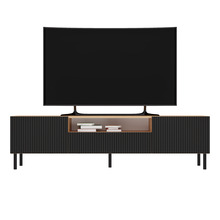 TV-laud Top E Shop Kama, 40 x 160 x 43 cm, tamm/must, must
