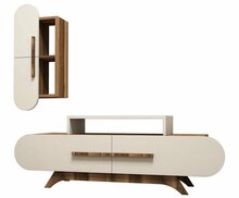 Elutoa mööblikomplekt Kalune Design Rose S, kreemjas/pähkel