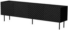 Televiisorikapp Cama Meble Cama LUCCA 4D, 200 x 40 x 59 cm, must