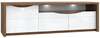TV-laud Forte Saint Tropez, 52.4 x 188.8 x 58.6 cm, valge/pruun