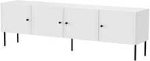 TV-alus Cama Meble Palazzo Bis, 201 x 40 x 60 cm, valge matt