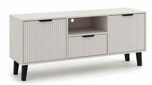 TV-kapp Scandi 2D1S Slim, 140 x 39 x 58 cm, beež